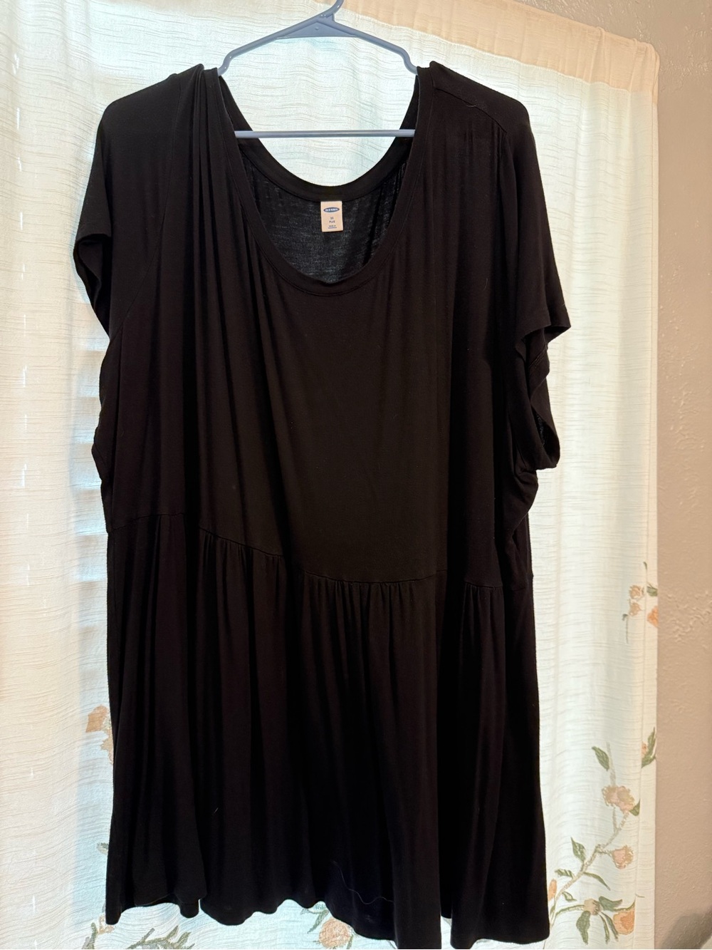 Old Navy Black Scoop Neck Tunic Dress